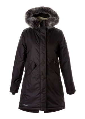 HUPPA naiste talveparka Vivian must KUNSTKARVAGA(200gr soojustusega)-KOHE LAOS-HEA HIND - Image 6