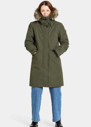 DIDRIKSONS naiste talveparka Emma roheline(160gr soojustusega)-Kohe laos viimased - Image 1