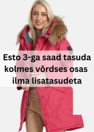 Huppa naiste talveparka Vivian fuksiaroosa naturaalkarvaga 200 gr soojustusega-vihma ja tuulekindel-kohe laos viimased - Image 14