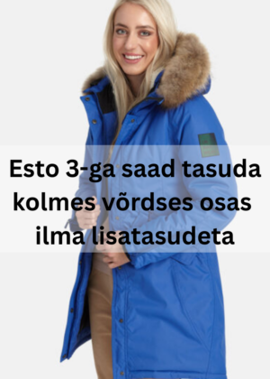 HUPPA naiste talveparka Vivian sinine NATURAALKARVAGA 200 gr soojustusega-vihma ja tuulekindel-KOHE LAOS - Image 7