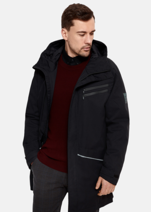 Huppa meeste kevad-sügis parka Marlo must (40 gr soojustusega) - Pilt 3