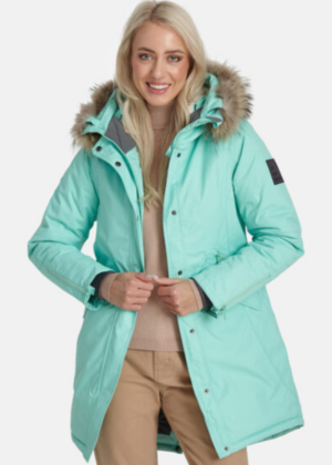 HUPPA naiste talveparka Vivian mündiroheline NATURAALKARVAGA(200 gr soojustusega) -Tarne kuni 5 tööpäeva - Image 1