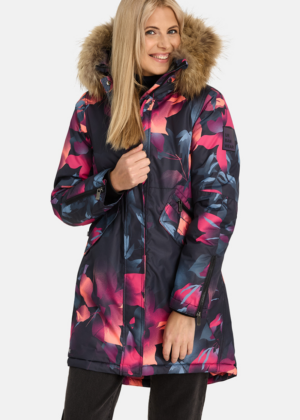 HUPPA naiste talveparka Vivian kirju NATURAALKARVAGA 200 gr soojustusega-vihma ja tuulekindel-KOHE LAOS VIIMANE XS(34) - Image 1