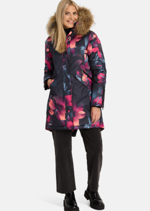 HUPPA naiste talveparka Vivian kirju NATURAALKARVAGA 200 gr soojustusega-vihma ja tuulekindel-KOHE LAOS VIIMANE XS(34) - Image 2