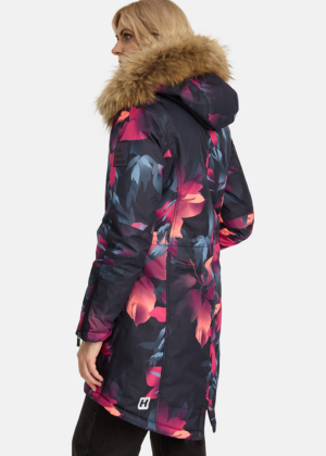 HUPPA naiste talveparka Vivian kirju NATURAALKARVAGA 200 gr soojustusega-vihma ja tuulekindel-KOHE LAOS VIIMANE XS(34) - Image 4