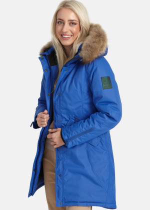 HUPPA naiste talveparka Vivian sinine NATURAALKARVAGA 200 gr soojustusega-vihma ja tuulekindel-KOHE LAOS - Image 1