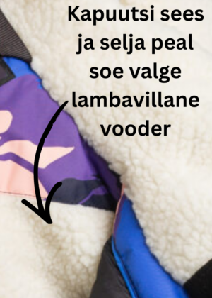 HUPPA pikem naiste talveparka Vienna kirju-uudis - Image 4