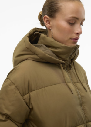 VERO MODA pikk over sized lõikega naiste talvemantel roheline-NB!Telli tavapärasest number väiksem suurus-SUPER HIND - Image 4