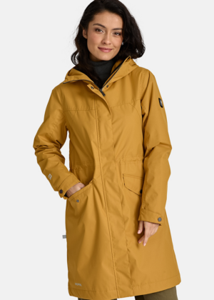 HUPPA naiste kevad-sügis parka Minna sinepikollane 40 gr soojustusega