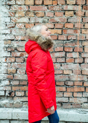 HUPPA naiste talveparka Vivian punane NATURAALKARVAGA 200 gr soojustusega-KOHE LAOS VIIMASED - Image 8