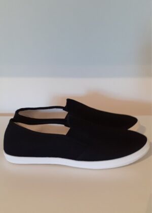 Mugavad mustad tekstiilist slip on tennised-KOHE LAOS-KIIRE TARNE - Image 5
