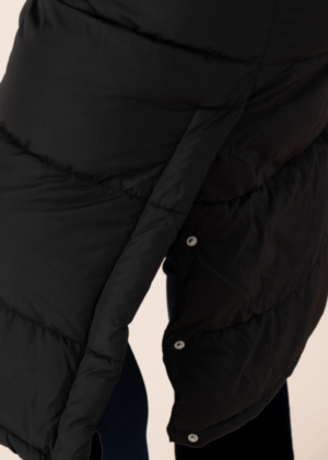 VERO MODA pikk over sized lõikega naiste talvemantel must-NB!Telli tavapärasest number väiksem suurus-SUPER HIND-KOHE LAOS VIIMASED - Image 8