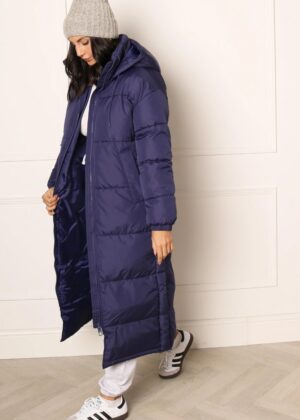VERO MODA pikk over sized lõikega naiste talvemantel tumesinine-NB!Telli tavapärasest number väiksem suurus-SUPER HIND-KOHE LAOS VIIMASED - Image 3