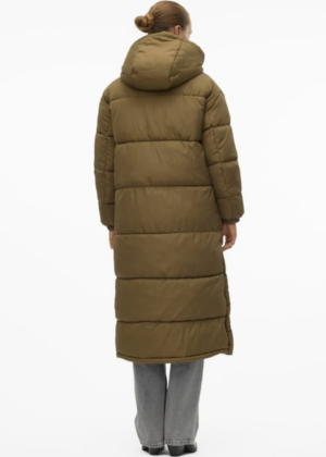 VERO MODA pikk over sized lõikega naiste talvemantel roheline-NB!Telli tavapärasest number väiksem suurus-SUPER HIND - Image 3