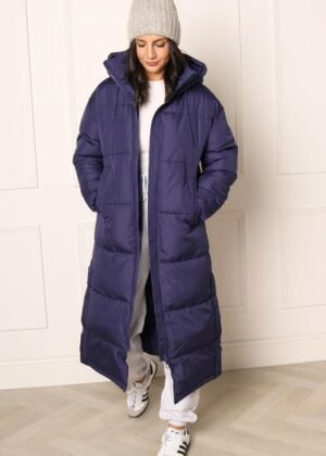 VERO MODA pikk over sized lõikega naiste talvemantel tumesinine-NB!Telli tavapärasest number väiksem suurus-SUPER HIND-KOHE LAOS VIIMASED - Image 1