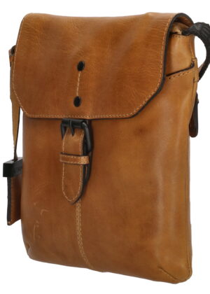 GENICCI naturaalnahast stiilne kollakas pruun  naiste üleõla kott Kira-KINNITUS PEALT MAGNETIGA-KOHE LAOS VIIMANE - Image 2