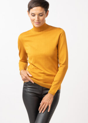 MAGLIA kõrge kaelusega  kollane naiste kampsun Milani-KOHE LAOS-KIIRE TARNE - Image 1
