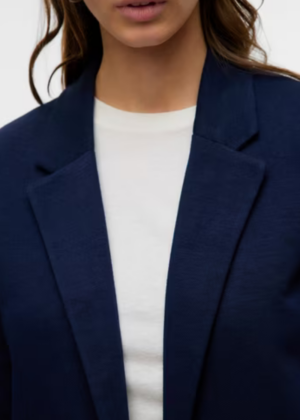 VERO MODA tumesinine pehmest kangast jakk Verina-UUDIS-KOHE LAOS - Image 7