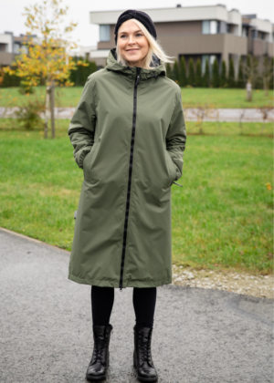 Lenne naiste kevad-sügis mantel Robina(100 gr soojustusega) roheline-UUDIS - Pilt 1