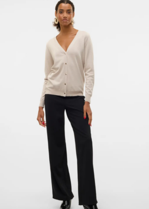 Vero Moda laia säärega  mustad naiste püksid pikkusele 175-185cm(L34)- KOHE LAOS - Image 3
