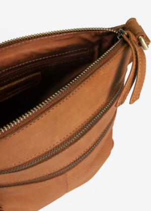 TREATS BAG naturaalnahast pruun naiste crossbody käekott KOHE LAOS - Image 5