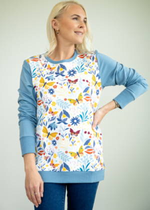Yemi naiste käsitöö pusa Liblikad+Vero Moda puuvillane särk sinine komplekt M-suurus-SUPER HIND - Pilt 2