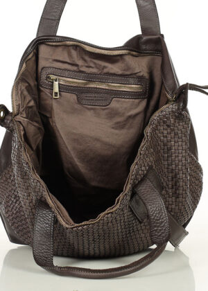 Marco Mazzini nahast naiste käekott – Tumepruun - Pilt 4