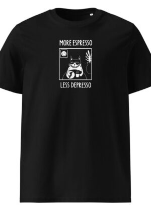 HILP unisex T-särk More espresso-Less Depresso - Pilt 5