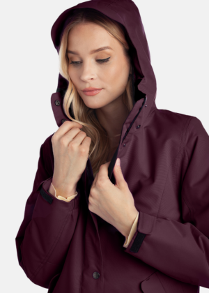 Huppa naiste sügis-talvine parka Janelle 160gr soojustusega tumelilla-UUDIS - Pilt 5