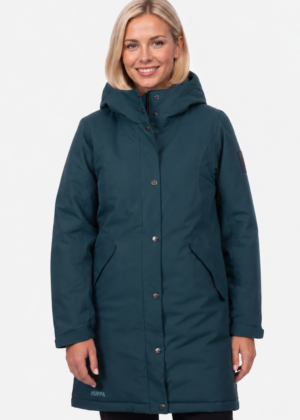 Huppa naiste sügis-talvine parka Janelle 160gr soojustusega petrool-UUDIS - Pilt 4