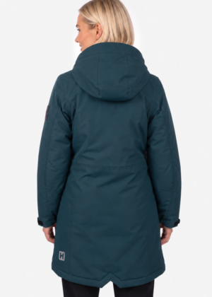 Huppa naiste sügis-talvine parka Janelle 160gr soojustusega petrool-UUDIS - Pilt 5