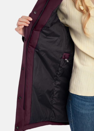 Huppa naiste sügis-talvine parka Janelle 160gr soojustusega tumelilla-UUDIS - Pilt 4