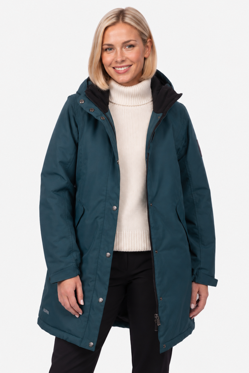 Naiste talveparka Janelle 160gr petrool