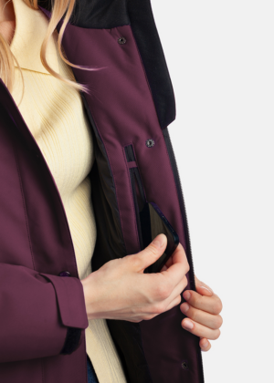 Huppa naiste sügis-talvine parka Janelle 160gr soojustusega tumelilla-UUDIS - Pilt 6