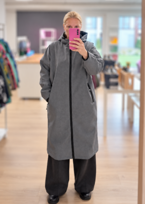 LENNE oversized lõikega naiste softshell mantel hall suurusele M/L-KOHE LAOS VIIMANE - Pilt 1