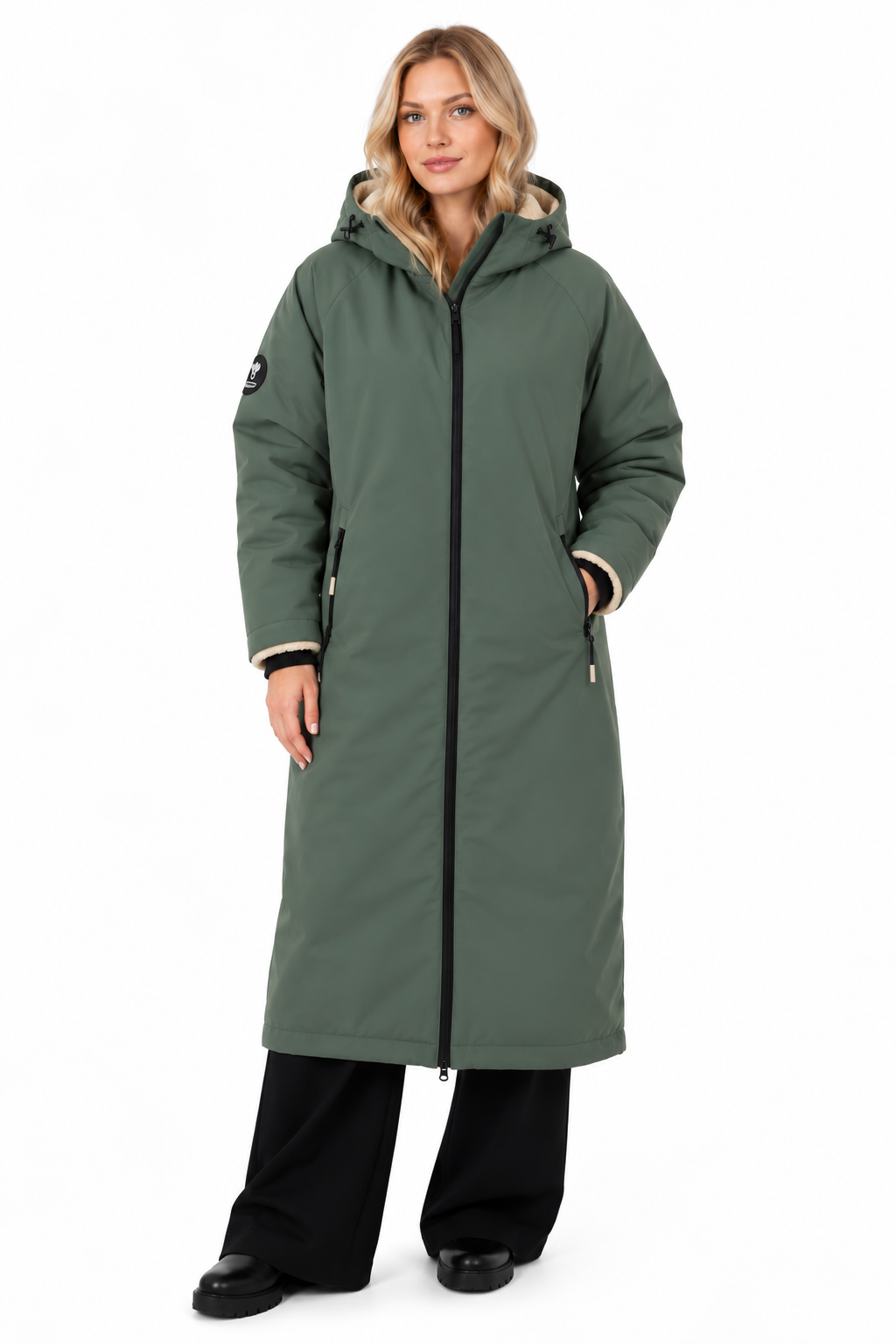 Lenne oversized roheline mantel